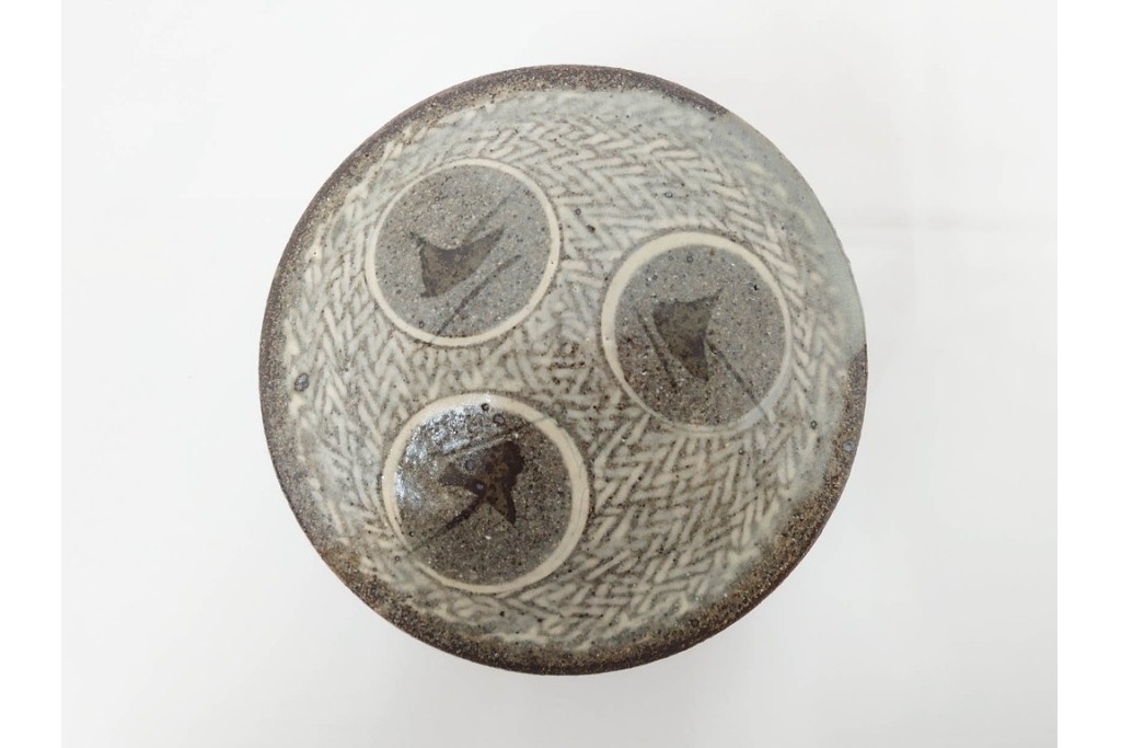 人間国宝 島岡達三　象嵌の意匠が味わい深いコーヒーセット　共箱付き　(R-085884)