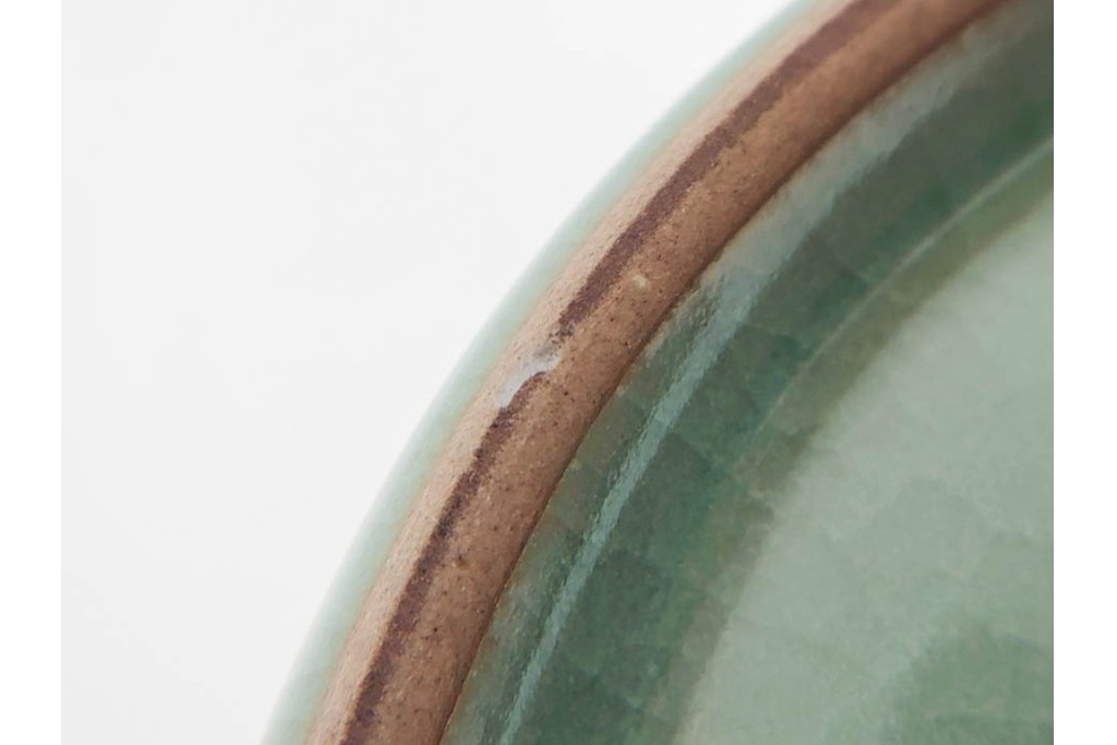 韓国人間文化財(人間国宝)　柳海剛(柳根瀅)　高麗青磁　象嵌　高さ約37㎝　雲鶴文を配した格調高い梅瓶　共箱付き　(R-085885)