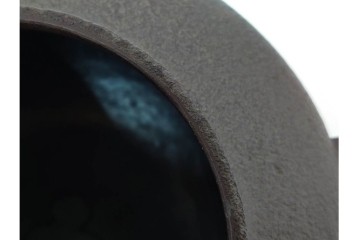 人間国宝　釜師 高橋敬典　端正な造形が際立つ利休好の阿弥陀堂釜　共箱付き　(R-085886)