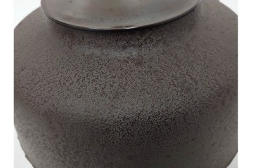 人間国宝　釜師 高橋敬典　端正な造形が際立つ利休好の阿弥陀堂釜　共箱付き　(R-085886)