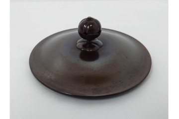 人間国宝　釜師 高橋敬典　端正な造形が際立つ利休好の阿弥陀堂釜　共箱付き　(R-085886)