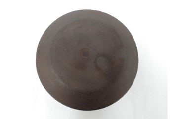 鋳師 般若勘渓(昭三)　時代写　浜風に揺れる松を表した浜松文真ノ釜　共箱付き　(R-085887)