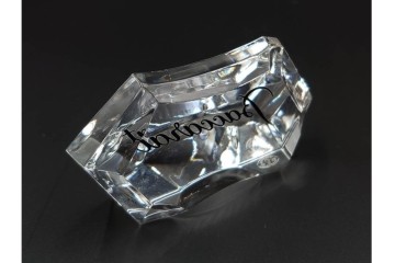 フランス　1981年　Baccarat(バカラ)　キリンビアマグコレクション　コレクターズグラス　鳳凰と草花のデザインが優美なビアマグ　 外箱・ネーム付き　(R-085895)