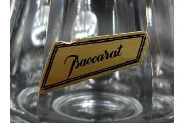フランス　1981年　Baccarat(バカラ)　キリンビアマグコレクション　コレクターズグラス　鳳凰と草花のデザインが優美なビアマグ　 外箱・ネーム付き　(R-085895)