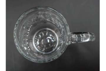 フランス　1981年　Baccarat(バカラ)　キリンビアマグコレクション　コレクターズグラス　鳳凰と草花のデザインが優美なビアマグ　 外箱・ネーム付き　(R-085895)