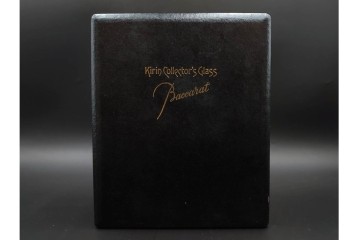 フランス　1981年　Baccarat(バカラ)　キリンビアマグコレクション　コレクターズグラス　鳳凰と草花のデザインが優美なビアマグ　 外箱・ネーム付き　(R-085895)