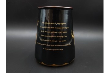 イタリア　1995年　Richard Ginori(リチャードジノリ)　キリンビアマグコレクション　古典神話のセイレーンが描かれたビアマグ　外箱付き　(R-085897)