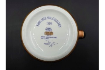 イタリア　1995年　Richard Ginori(リチャードジノリ)　キリンビアマグコレクション　古典神話のセイレーンが描かれたビアマグ　外箱付き　(R-085897)