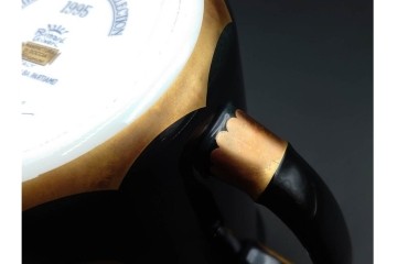 イタリア　1995年　Richard Ginori(リチャードジノリ)　キリンビアマグコレクション　古典神話のセイレーンが描かれたビアマグ　外箱付き　(R-085897)