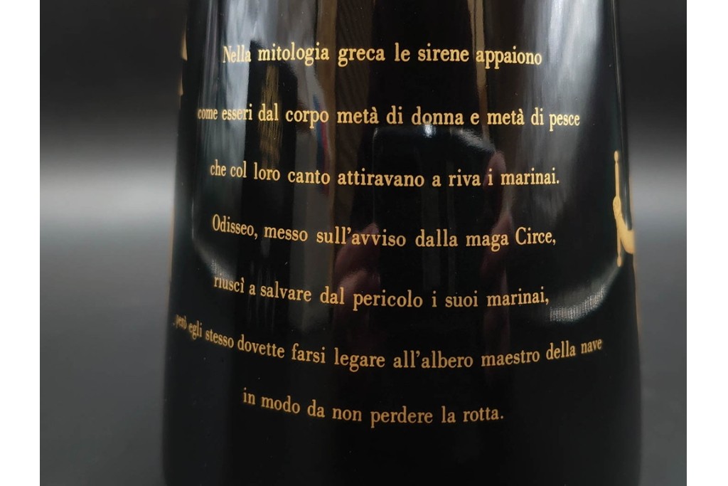 イタリア　1995年　Richard Ginori(リチャードジノリ)　キリンビアマグコレクション　古典神話のセイレーンが描かれたビアマグ　外箱付き　(R-085897)