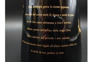 イタリア　1995年　Richard Ginori(リチャードジノリ)　キリンビアマグコレクション　古典神話のセイレーンが描かれたビアマグ　外箱付き　(R-085897)