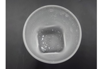 ガラス工芸家 藤田喬平　霧氷のような表情が美しい手吹のコップ6客セット　共箱付き　(R-085898)