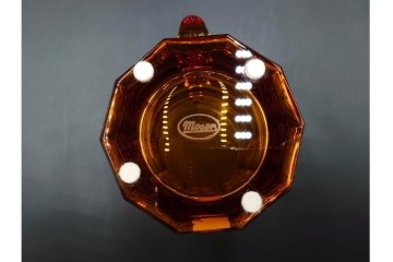 チェコスロバキア/チェコ　Moser(モーゼル)　キリンビアマグコレクション　コレクターズグラス　カットデザインが美しいビアマグ2客セット　外箱・ネーム付き　(R-085901)