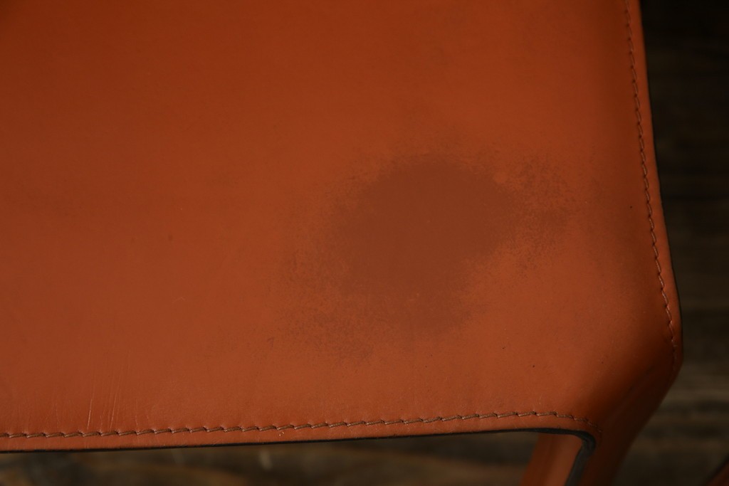 中古　Cassina(カッシーナ)　412 CAB(キャブ)　MARIO BELLINI(マリオ・ベリーニ)　端正なフォルムが魅力のアームレスチェア3脚　セット現行定価約90万円相当　(R-085910)