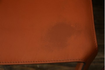 中古　Cassina(カッシーナ)　412 CAB(キャブ)　MARIO BELLINI(マリオ・ベリーニ)　端正なフォルムが魅力のアームレスチェア3脚　セット現行定価約90万円相当　(R-085910)