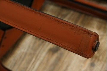 中古　Cassina(カッシーナ)　412 CAB(キャブ)　MARIO BELLINI(マリオ・ベリーニ)　端正なフォルムが魅力のアームレスチェア3脚　セット現行定価約90万円相当　(R-085910)