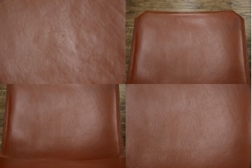 中古　Cassina(カッシーナ)　412 CAB(キャブ)　MARIO BELLINI(マリオ・ベリーニ)　端正なフォルムが魅力のアームレスチェア3脚　セット現行定価約90万円相当　(R-085910)