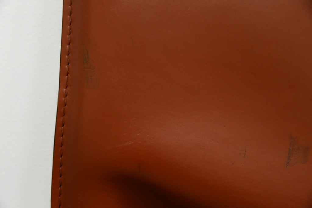 中古　Cassina(カッシーナ)　412 CAB(キャブ)　MARIO BELLINI(マリオ・ベリーニ)　端正なフォルムが魅力のアームレスチェア3脚　セット現行定価約90万円相当　(R-085910)