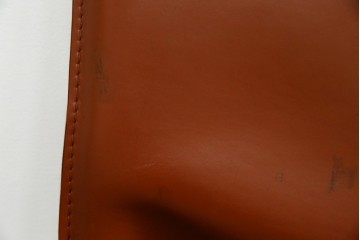 中古　Cassina(カッシーナ)　412 CAB(キャブ)　MARIO BELLINI(マリオ・ベリーニ)　端正なフォルムが魅力のアームレスチェア3脚　セット現行定価約90万円相当　(R-085910)