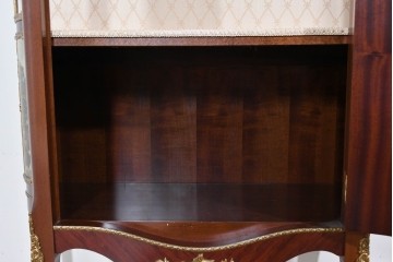 中古　美品　スペイン製　絵画装飾が優雅なキュリオケース　(R-085912)