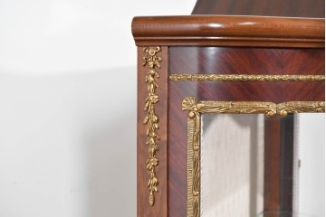 中古　美品　スペイン製　絵画装飾が優雅なキュリオケース　(R-085912)