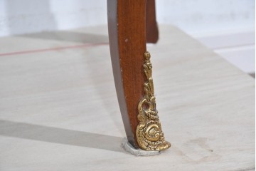 中古　美品　スペイン製　絵画装飾が優雅なキュリオケース　(R-085912)