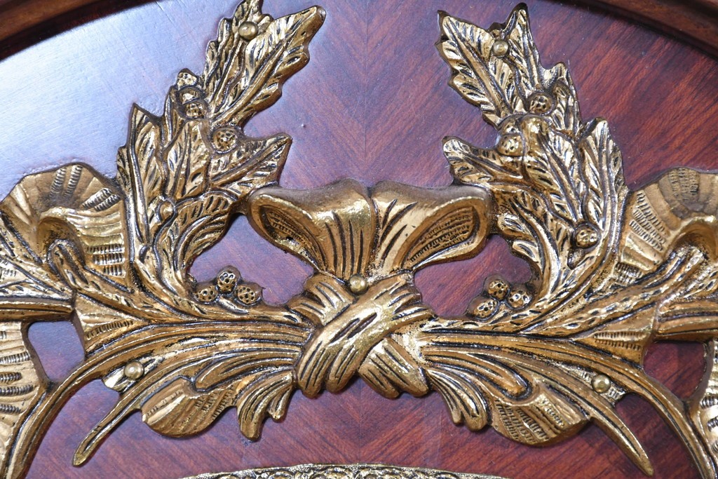 中古　美品　スペイン製　絵画装飾が優雅なキュリオケース　(R-085912)