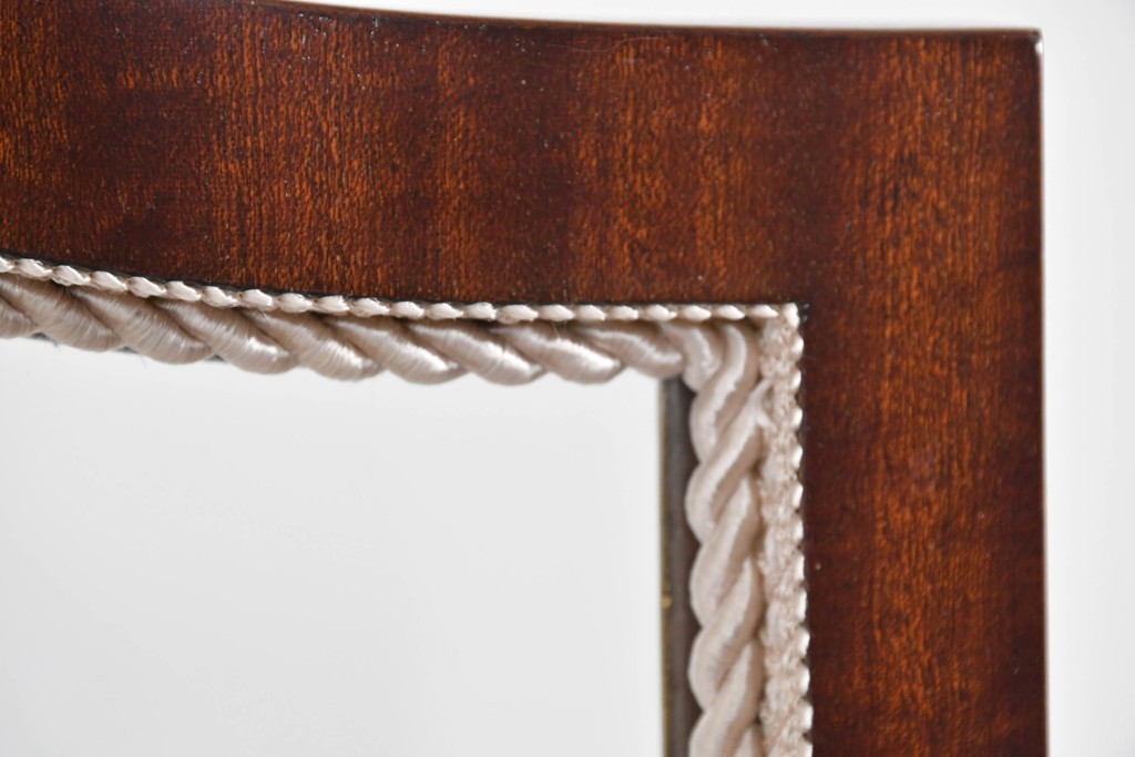 中古　美品　スペイン製　絵画装飾が優雅なキュリオケース　(R-085912)