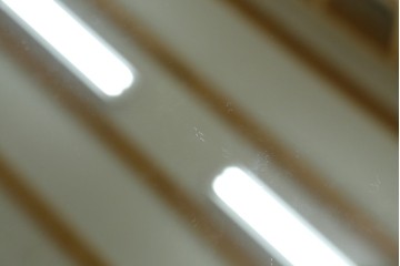 中古　美品　北海道民芸家具　シンプルなデザインで取り入れやすいミラー　(R-085915)