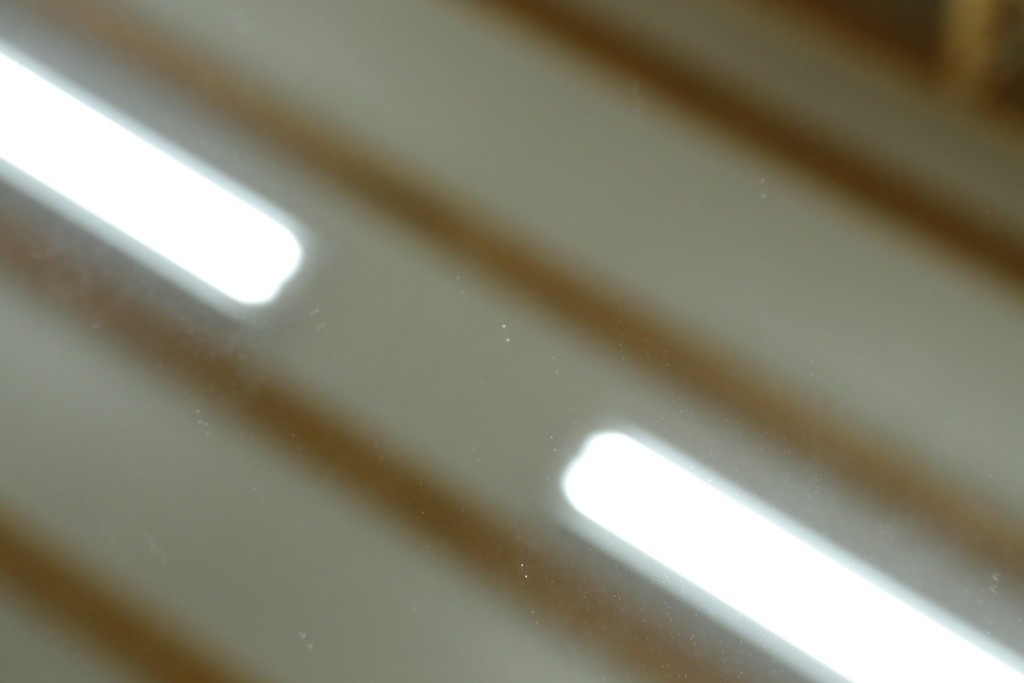 中古　美品　北海道民芸家具　シンプルなデザインで取り入れやすいミラー　(R-085915)