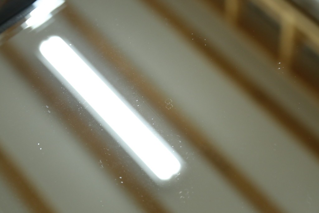 中古　美品　北海道民芸家具　シンプルなデザインで取り入れやすいミラー　(R-085915)