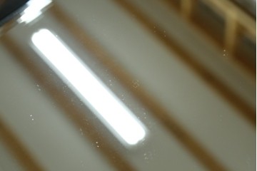 中古　美品　北海道民芸家具　シンプルなデザインで取り入れやすいミラー　(R-085915)