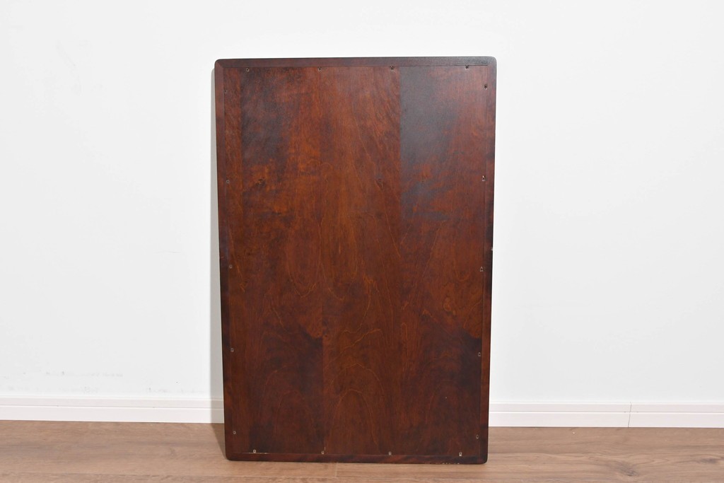 中古　美品　北海道民芸家具　シンプルなデザインで取り入れやすいミラー　(R-085915)