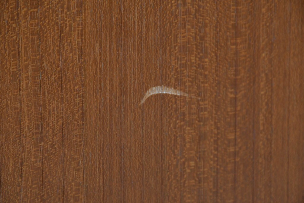 《天板取り付け加工費込み》　和製ヴィンテージ　シャッター扉(蛇腹扉)と引き出しを備えたサイドボード　(R-085918)