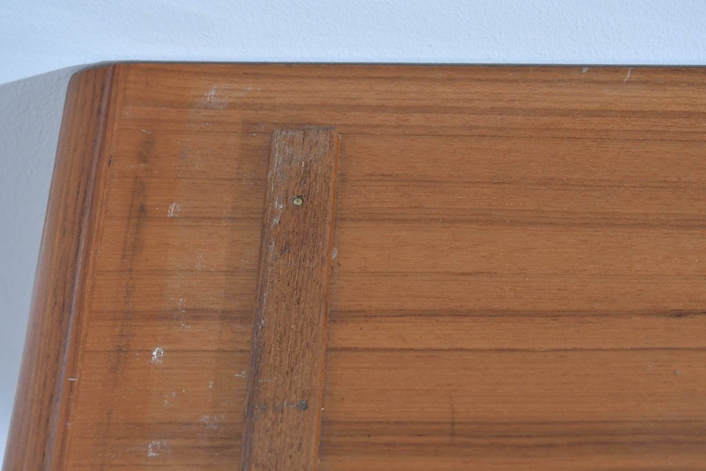 《天板取り付け加工費込み》　和製ヴィンテージ　シャッター扉(蛇腹扉)と引き出しを備えたサイドボード　(R-085918)