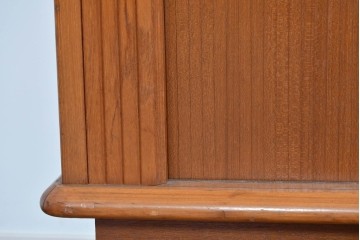 《天板取り付け加工費込み》　和製ヴィンテージ　シャッター扉(蛇腹扉)と引き出しを備えたサイドボード　(R-085918)