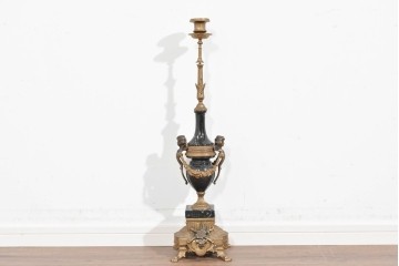 中古　イタリア　Lancini(ランチーニ)　華やかな天使モチーフのキャンドルスタンド　(R-085921)