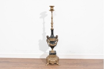 中古　イタリア　Lancini(ランチーニ)　華やかな天使モチーフのキャンドルスタンド　(R-085921)