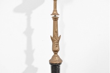 中古　イタリア　Lancini(ランチーニ)　華やかな天使モチーフのキャンドルスタンド　(R-085921)