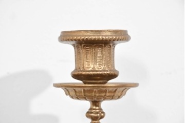 中古　イタリア　Lancini(ランチーニ)　華やかな天使モチーフのキャンドルスタンド　(R-085921)