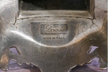 中古　イタリア　Lancini(ランチーニ)　華やかな天使モチーフのキャンドルスタンド　(R-085921)