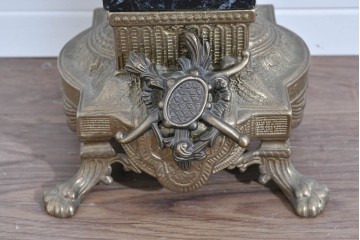 中古　イタリア　Lancini(ランチーニ)　華やかな天使モチーフのキャンドルスタンド　(R-085921)