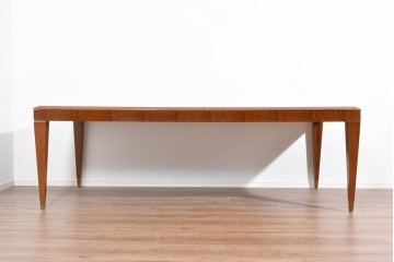 中古　カリモク家具(karimoku)　domani(ドマーニ)　Forza(フォルザ)シリーズ　天板の木目とシャープな足元が美しいダイニングテーブル　定価約85万円　(R-085923)