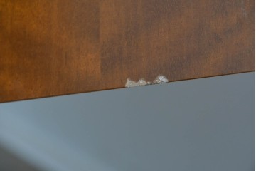 中古　カリモク家具(karimoku)　domani(ドマーニ)　Forza(フォルザ)シリーズ　天板の木目とシャープな足元が美しいダイニングテーブル　定価約85万円　(R-085923)