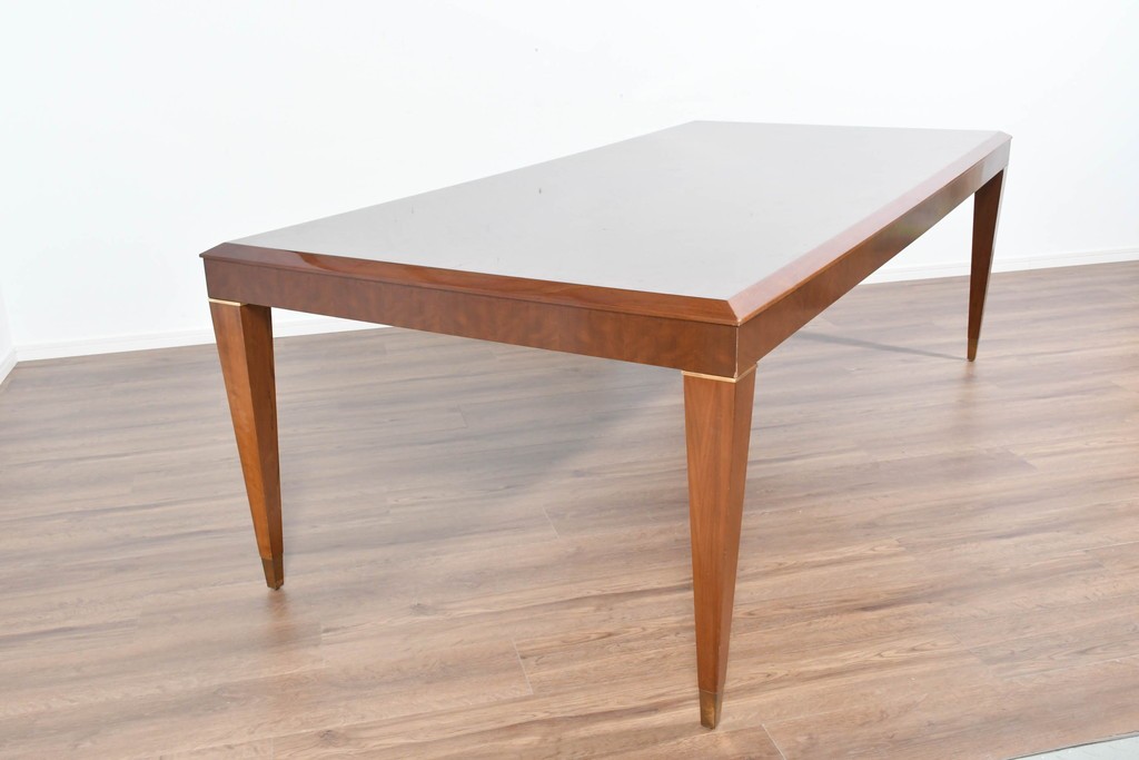 中古　カリモク家具(karimoku)　domani(ドマーニ)　Forza(フォルザ)シリーズ　天板の木目とシャープな足元が美しいダイニングテーブル　定価約85万円　(R-085923)