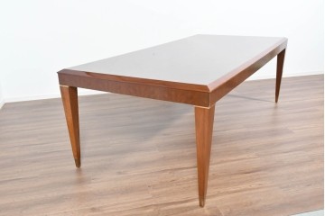 中古　カリモク家具(karimoku)　domani(ドマーニ)　Forza(フォルザ)シリーズ　天板の木目とシャープな足元が美しいダイニングテーブル　定価約85万円　(R-085923)