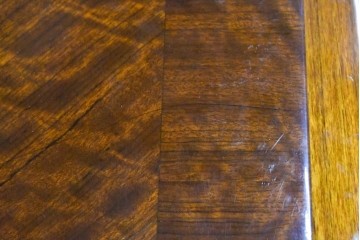 中古　カリモク家具(karimoku)　domani(ドマーニ)　Forza(フォルザ)シリーズ　天板の木目とシャープな足元が美しいダイニングテーブル　定価約85万円　(R-085923)