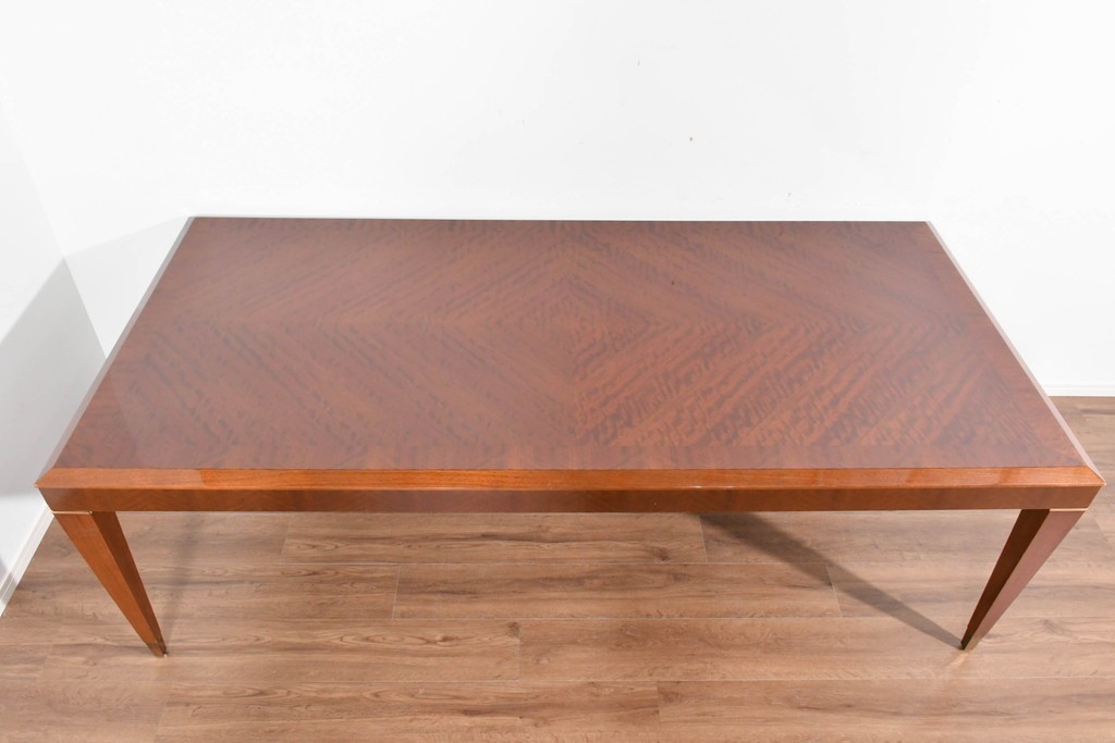 中古　カリモク家具(karimoku)　domani(ドマーニ)　Forza(フォルザ)シリーズ　天板の木目とシャープな足元が美しいダイニングテーブル　定価約85万円　(R-085923)