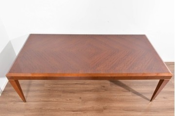 中古　カリモク家具(karimoku)　domani(ドマーニ)　Forza(フォルザ)シリーズ　天板の木目とシャープな足元が美しいダイニングテーブル　定価約85万円　(R-085923)