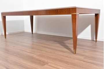 中古　カリモク家具(karimoku)　domani(ドマーニ)　Forza(フォルザ)シリーズ　天板の木目とシャープな足元が美しいダイニングテーブル　定価約85万円　(R-085923)